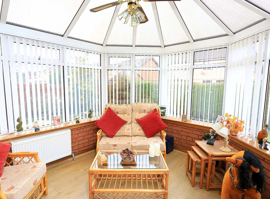 Vertical conservatory blinds