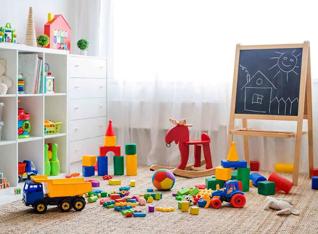 try a large sisal rug in a playroom