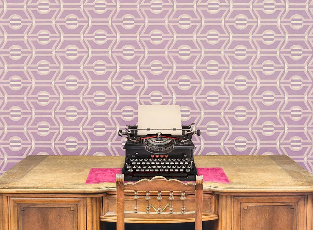purple bedroom wallpaper