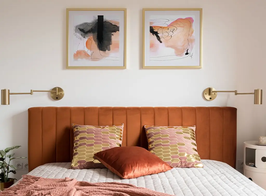 Wall art idea for bedroom