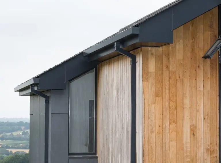 Gutter, soffits and facias on home