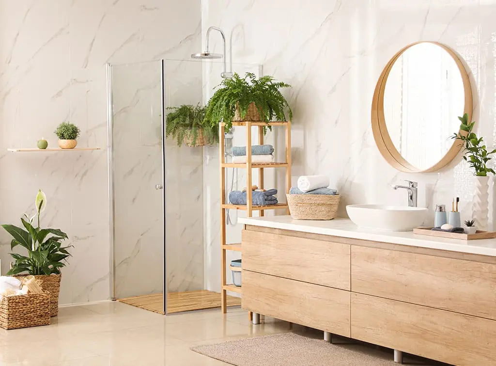 boho bathroom design