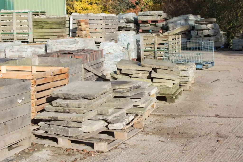 using recycled building materials