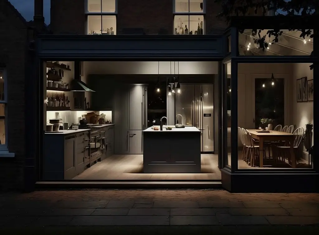 Wraparound terrace extension