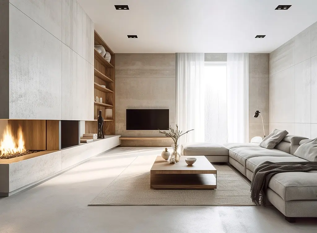 Scandi inspired neutral living room - Scandinavian decor ideas