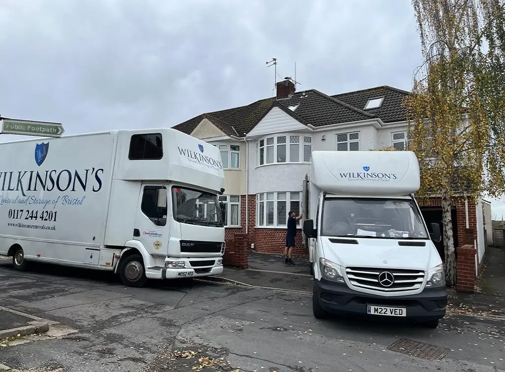 Wilkinsons Removals van loading up