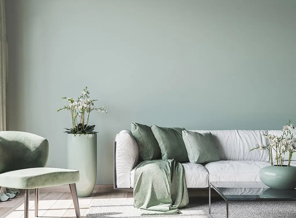 green living room