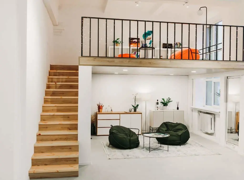 Two storey extension interior design