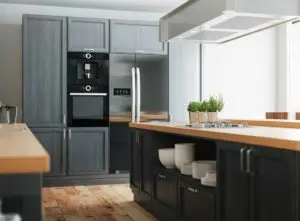 Modern grey kitchen refit