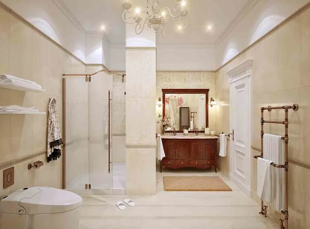 Traditional ensuite bathroom