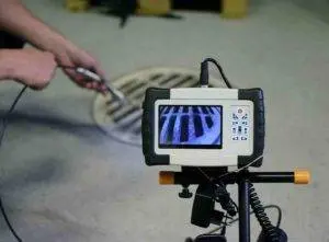 A video drain survey in progress