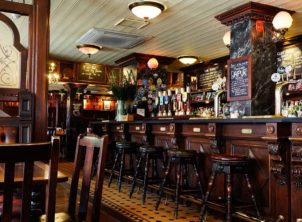 traditional style pub