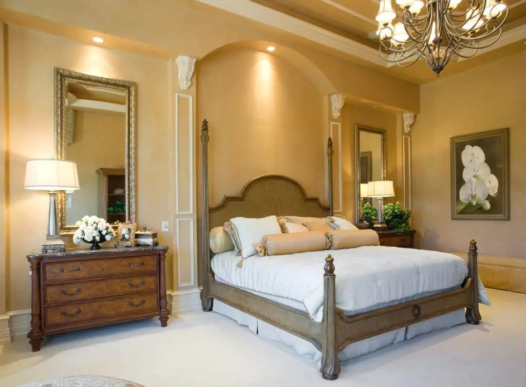 Yellow bedroom ideas traditional