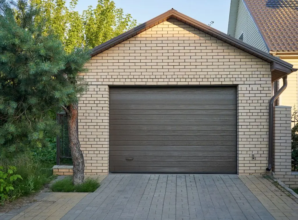 wood style garage door colour