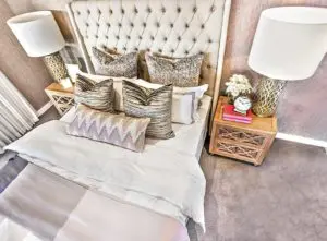 Champagne colour bedroom carpet and paint ideas