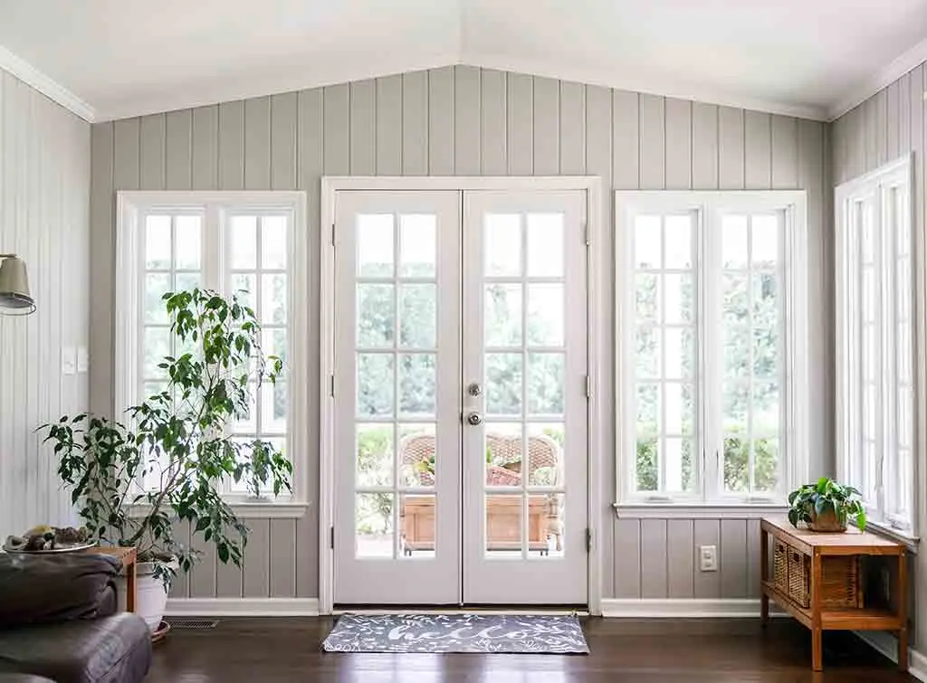 different materials in an orangery