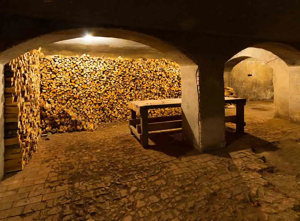 Cellar log storage ideas