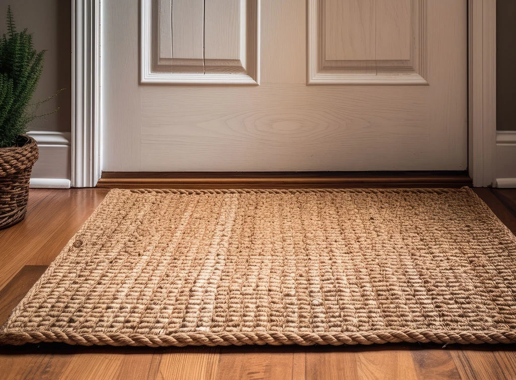 Sisal carpet in hallway