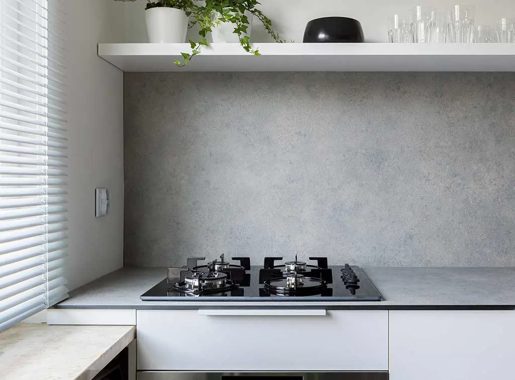 Compact kitchen worktop