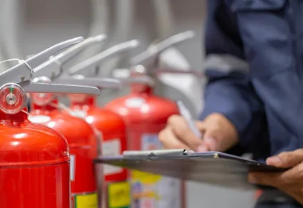Fire extinguisher regular servicing