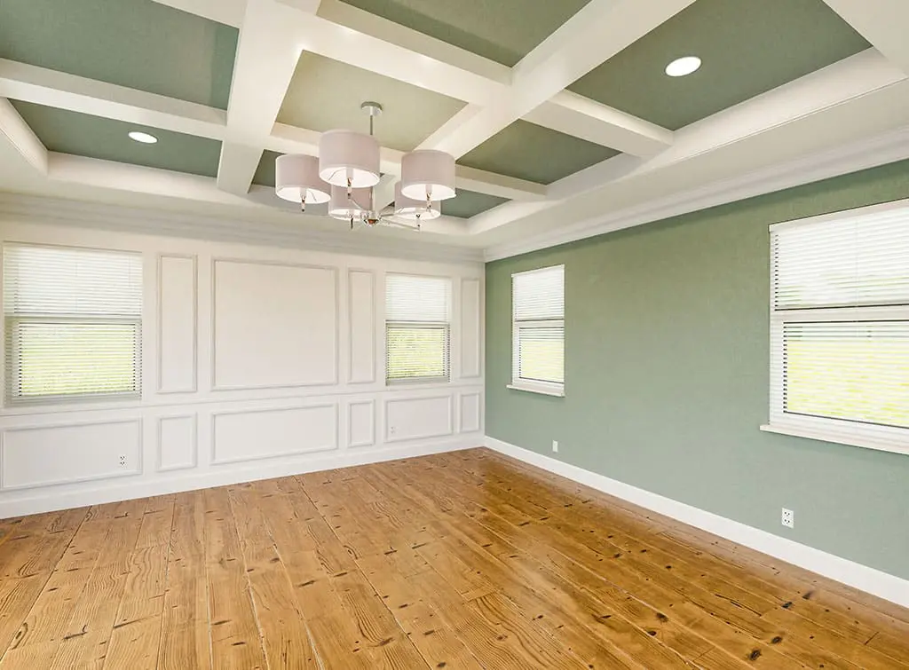 coffered ceiling