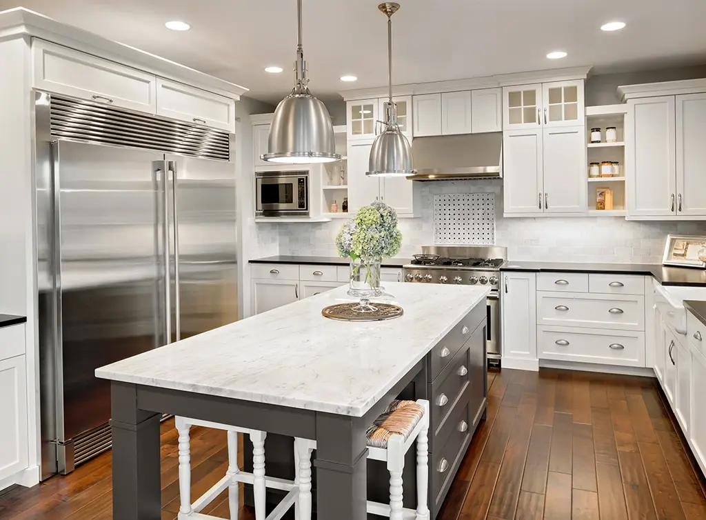 small square kitchen