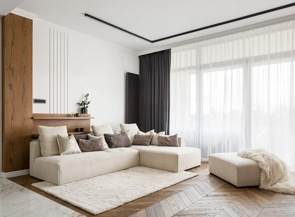 neutral toned living room