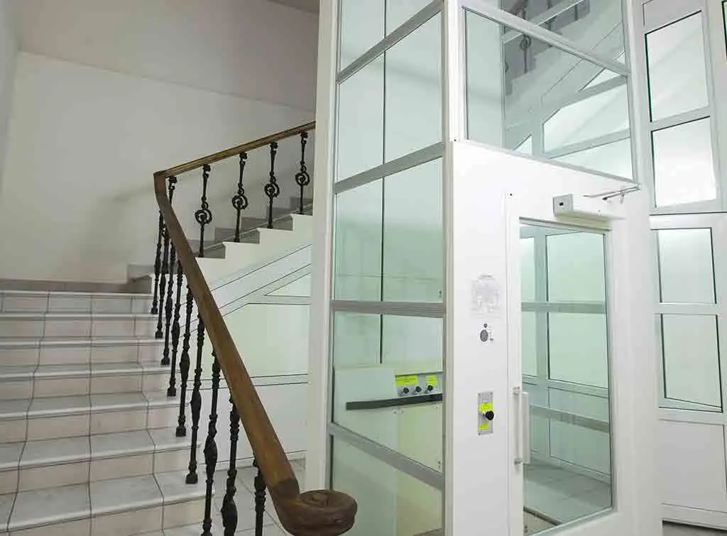 Home lift with glass walls - Home lift price