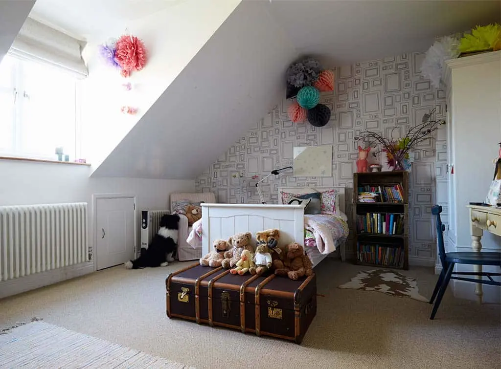 Eclectic kids bedroom