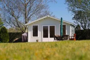 Small granny annex in garden