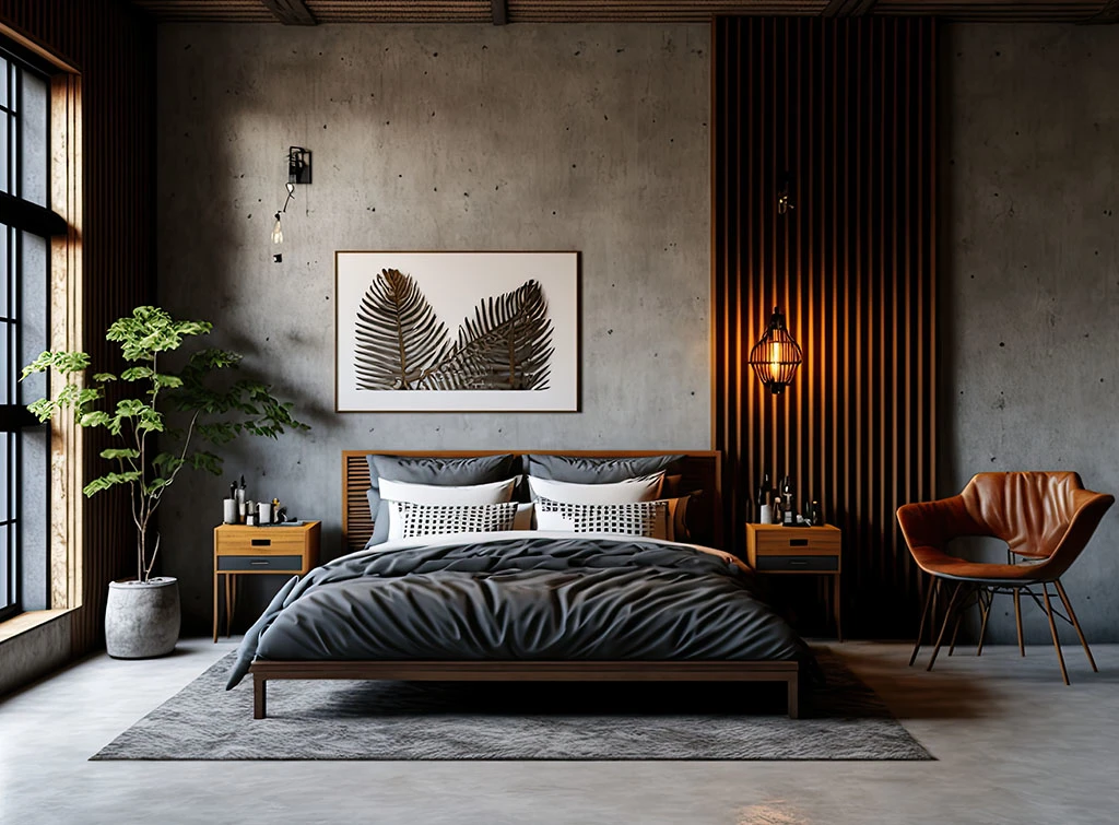 Mens decor ideas raw materials