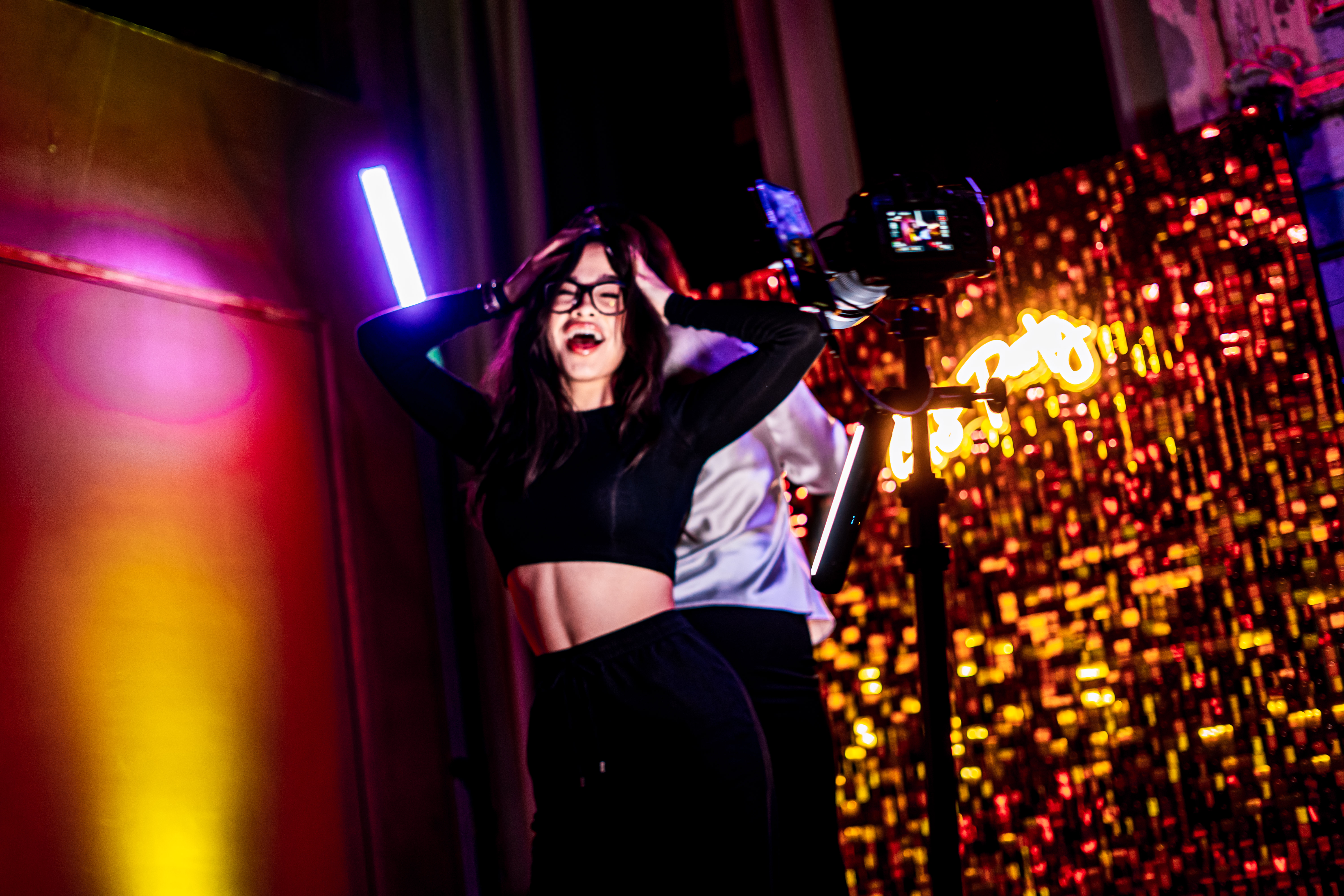 egy Budapesti rendezvényen 360 selfie-t készítenek a vendégek