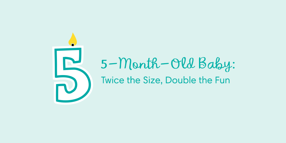 five month baby milestones