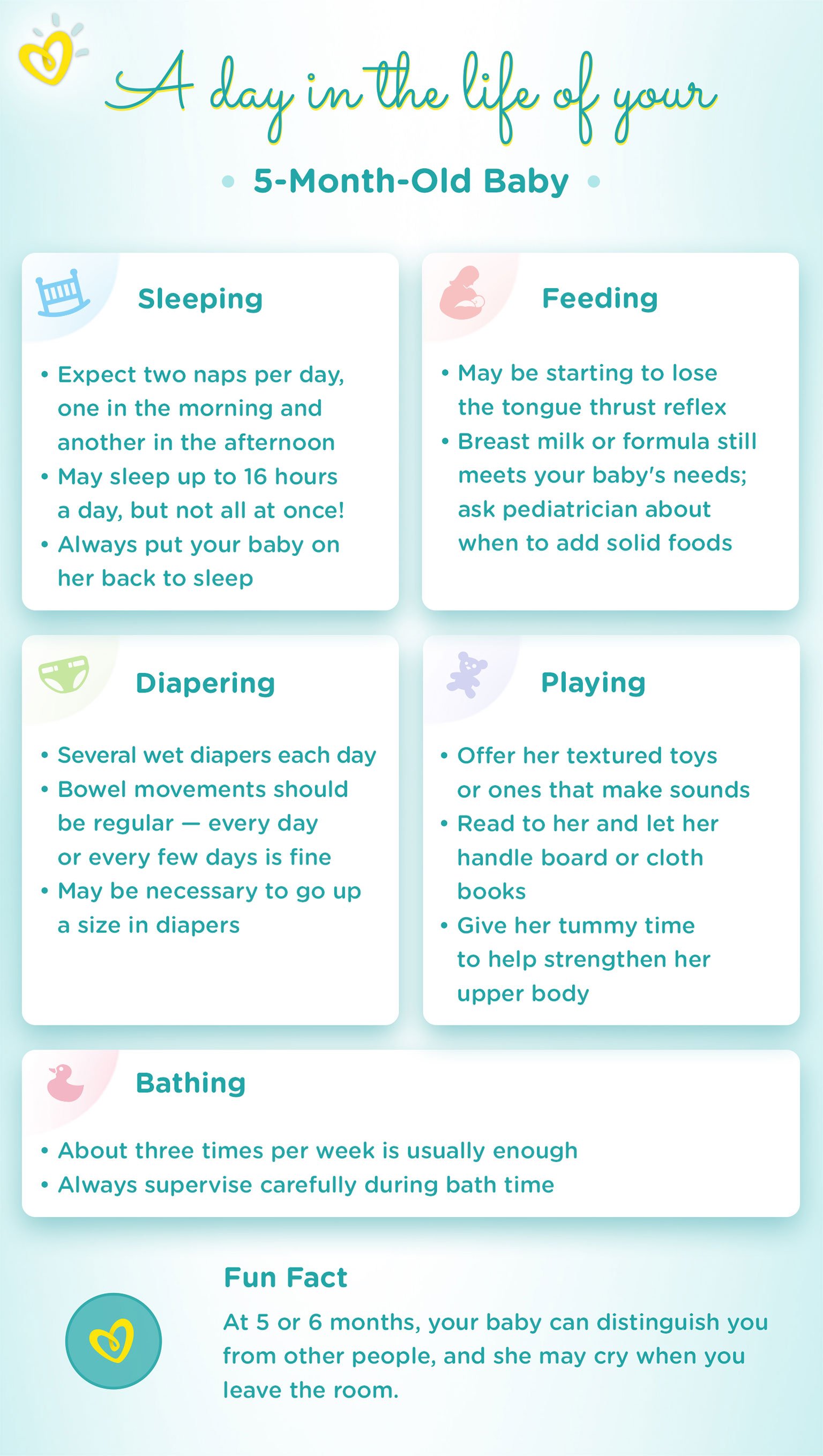 5 month baby care