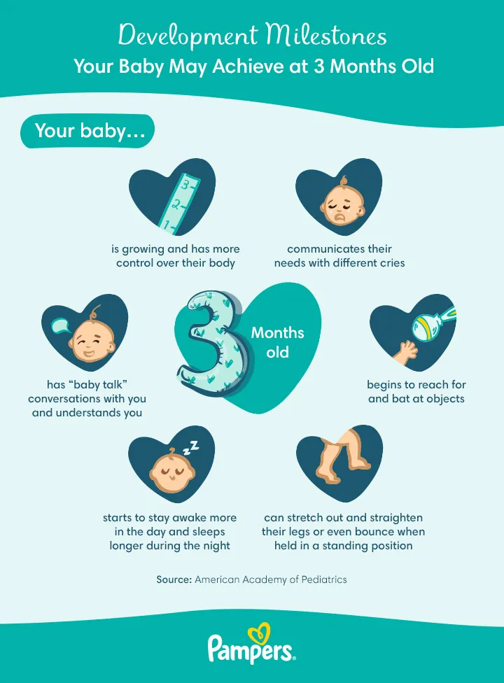 Baby development at 3-4 months