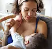Mom feeding
