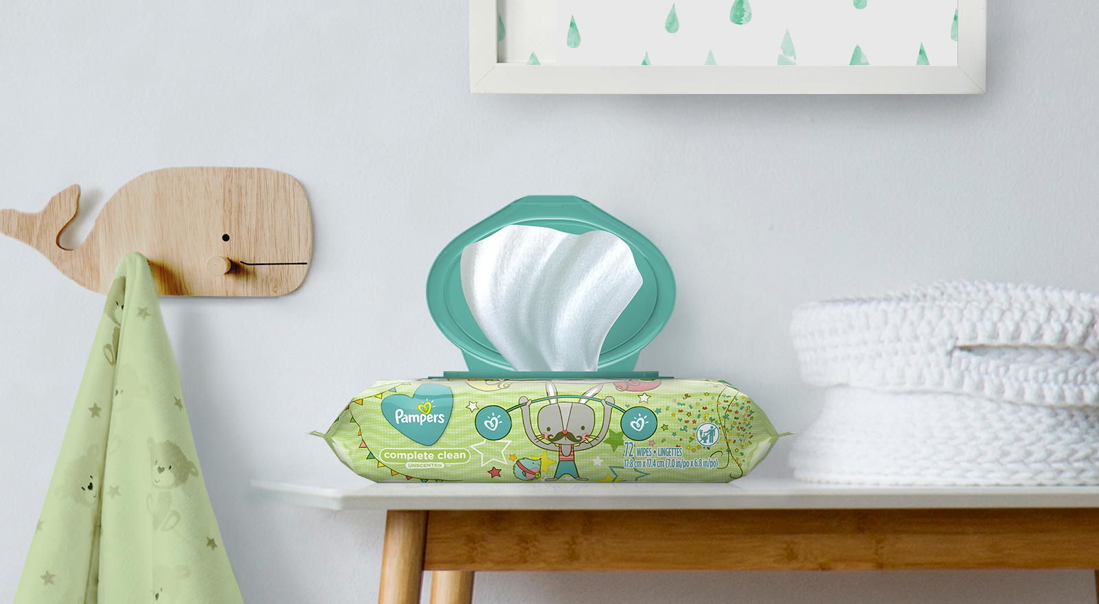 pampers wipes complete clean unscented