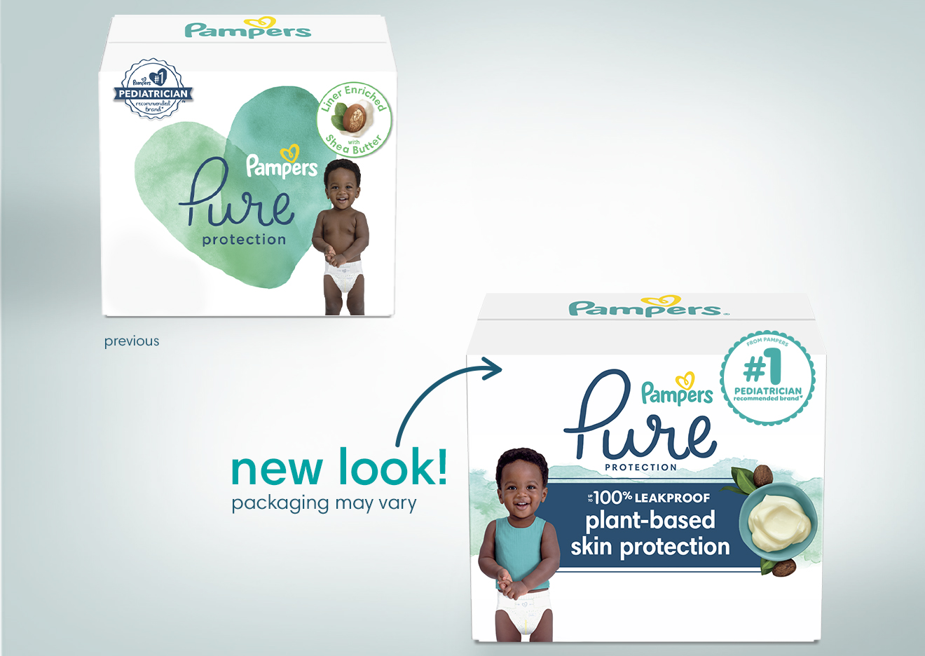 Pampers pure fashion designs