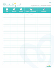 Fetal Movement Chart