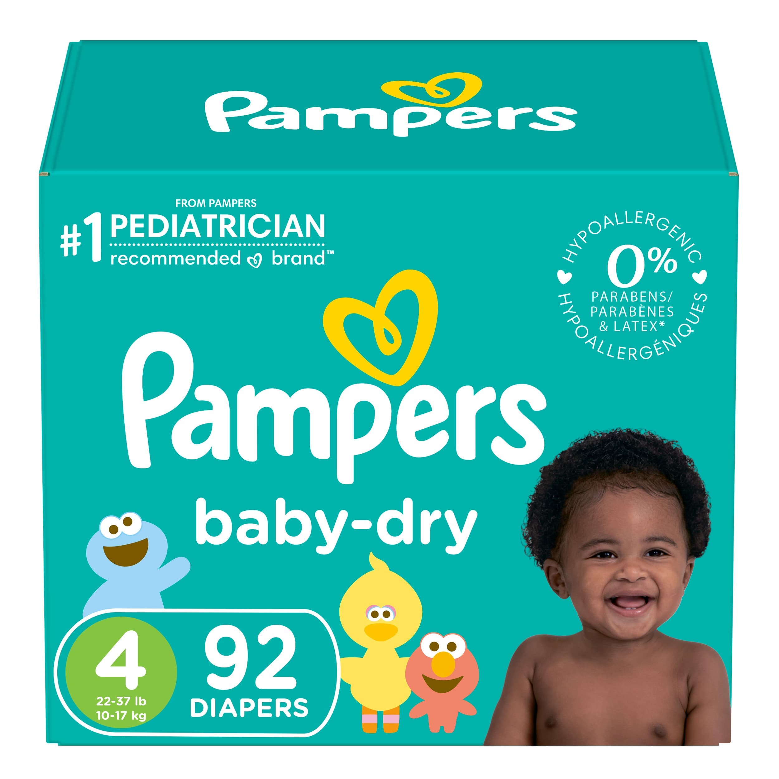 Image of the Pampers Baby Dry box