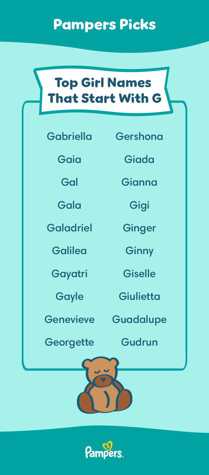 Top Baby Girl Names That Start With G | Pampers