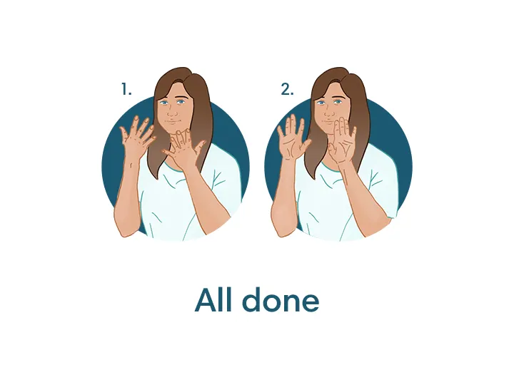 How to Say “All Done” in Baby Sign Language