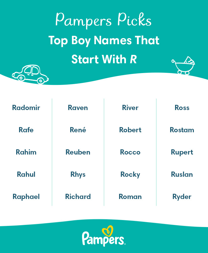 Top Baby Boy Names That Start With R Pampers