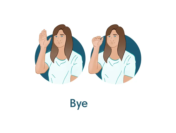 How to Say “Bye” in Baby Sign Language