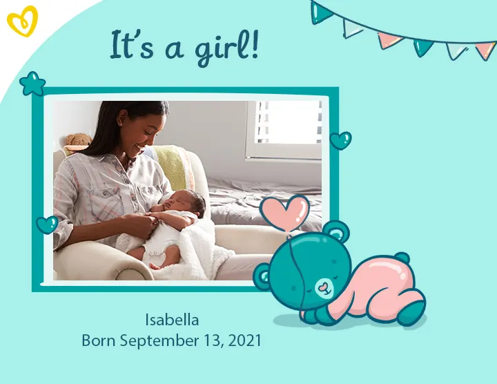 Birth Announcement Girl