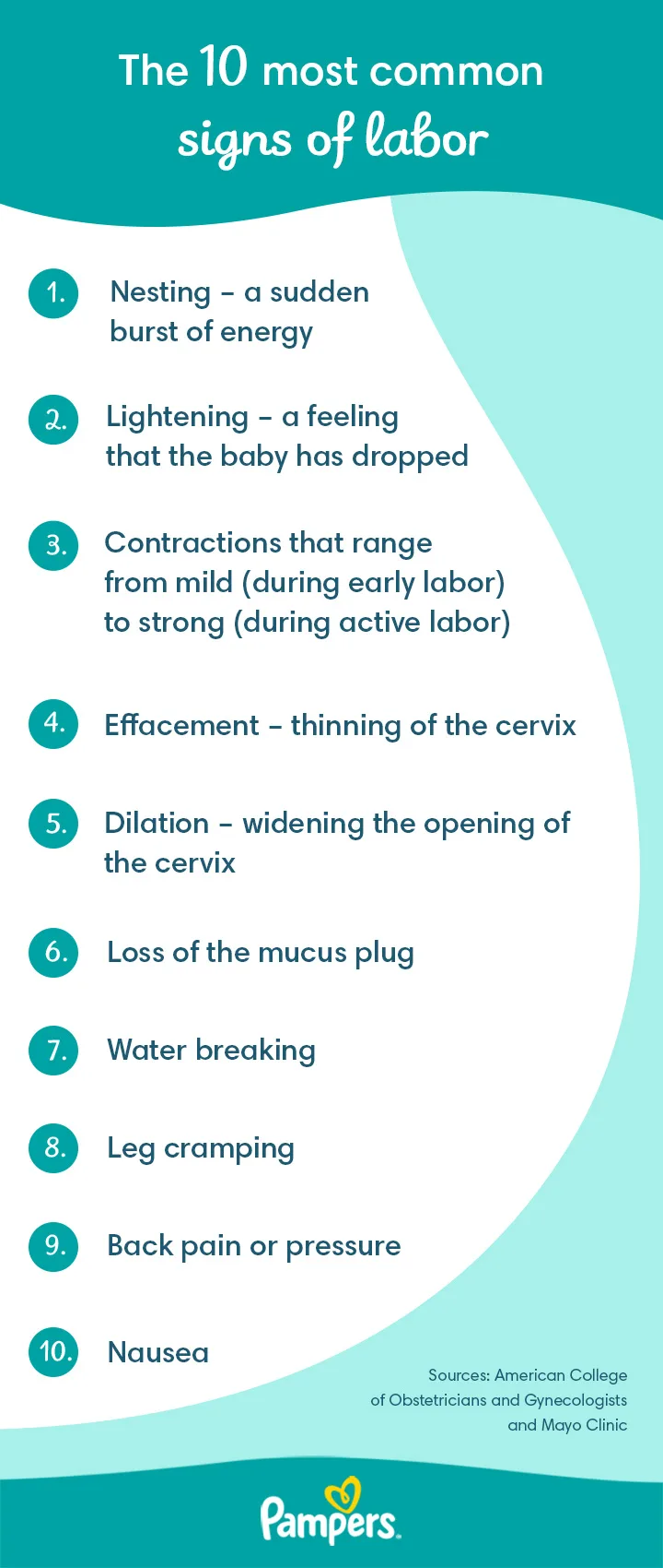 Signs of Labor: Signs & Symptoms Labor Is Near