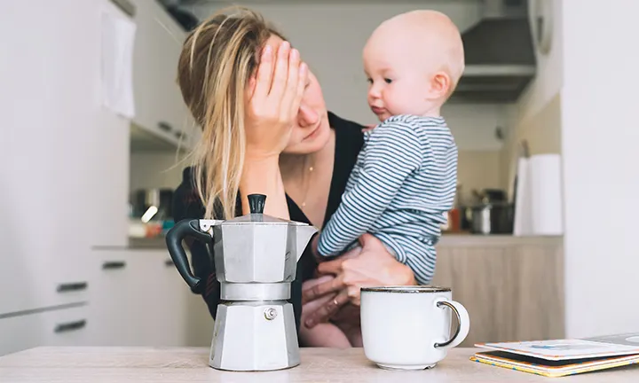 Mom and baby woke up too early