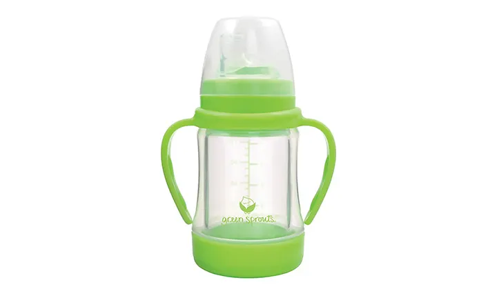Sippy Cups for Baby 6+ Months Sippy Cup for 1+ Year Old - 2 in 1 Spout & Straw  Baby Sippy Cups 6-12 months Toddler No Spill Transition Weighted Straw  Sippy Cup 