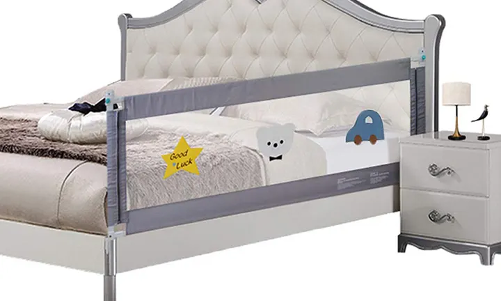 Seven Colors Bed Rail Guard for Toddlers Vertical Liftable Extra Long Bed Rail