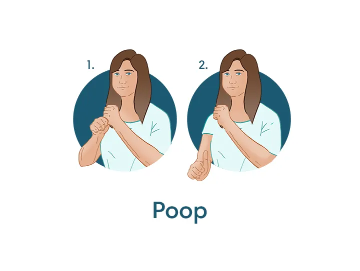 How to Say “Poop” in Baby Sign Language